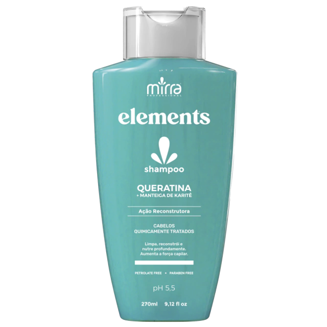 SHAMPOO QUERATINA E KARITÊ 270ML- ELEMENTS